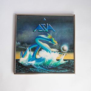 80s ASIA Vinyl Album Display / Album Case / prog rock album / 1982 album / drago
